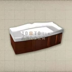 Vintage Washbasin Bathroom Sanitary 3d model