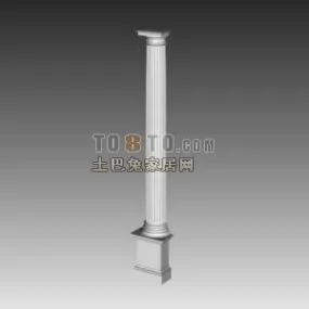 Construction Column Antique Greek Style 3d model