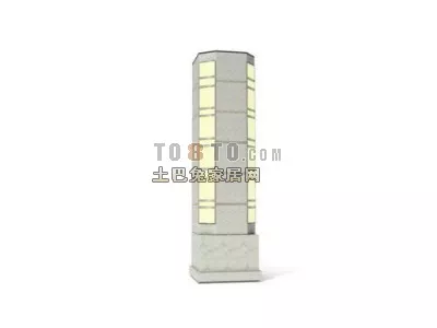 Stone Pillar Column 3d model Stone Pillar Column 3d model
