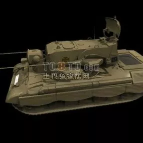 Modern Western Mbt Tank 3d model