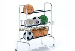 Simple Shelf With Mirror 3d model