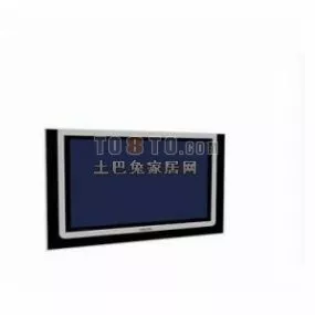 Tv Gadget Flat Screen 3d model