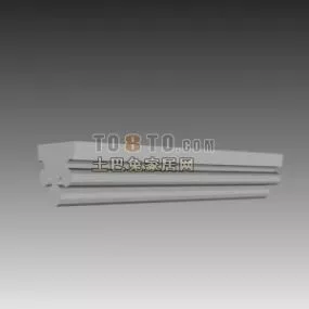 Molding European Building Component 3d model