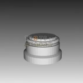 European Column Base Component 3d model
