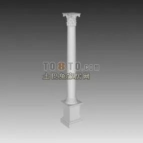 European Column Component 3d model