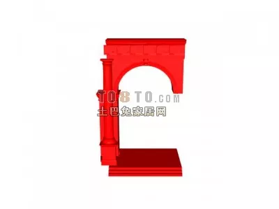 Security Guard Booth 3d model