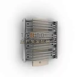 Heating Equipment With Steel Case 3d model