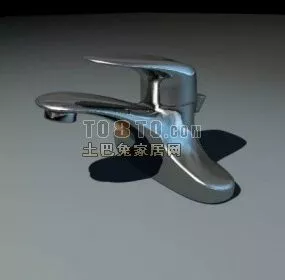 Kitchen Accessories Chrome Tap 3d model