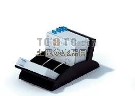 Office Supplies File Paper Holder 3d model