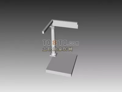 Construction Column Twist Pattern 3d model
