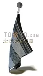 Textile Towel Accessories 3d model