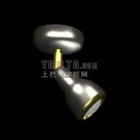 Spotlight Steel Covered 3d model