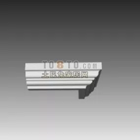 Classic Ceiling Molding 3d model