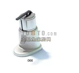 Household Appliance Chrome Holder 3d model
