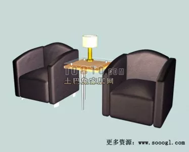 Corner Table L Shape With Cabinet 3d model