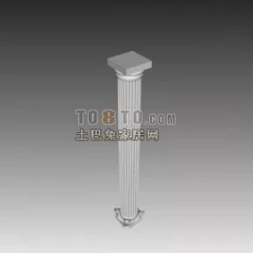 Construction Column Classic Stone Column 3d model