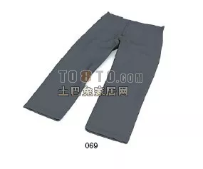 Jean Pant Man Fashion 3d model