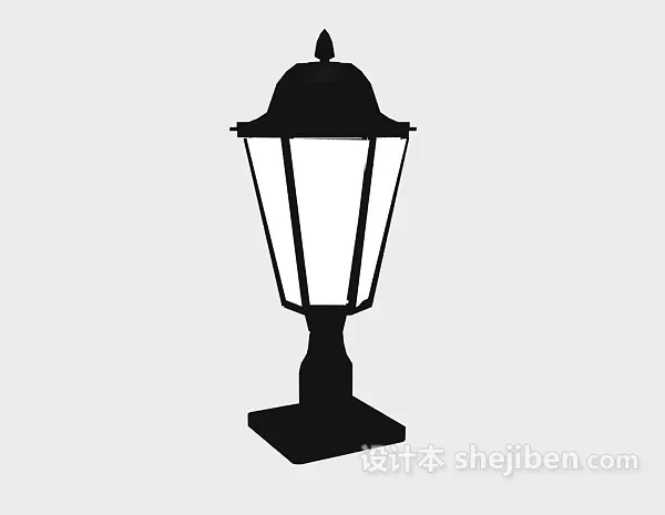 Wrought Iron Lamp Antique Style 3d model Wrought Iron Lamp Antique Style 3d model