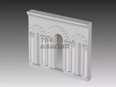 Steel Safe Door 3d model