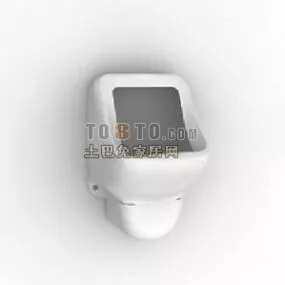 Square Urinal Toilet Sanitary 3d model