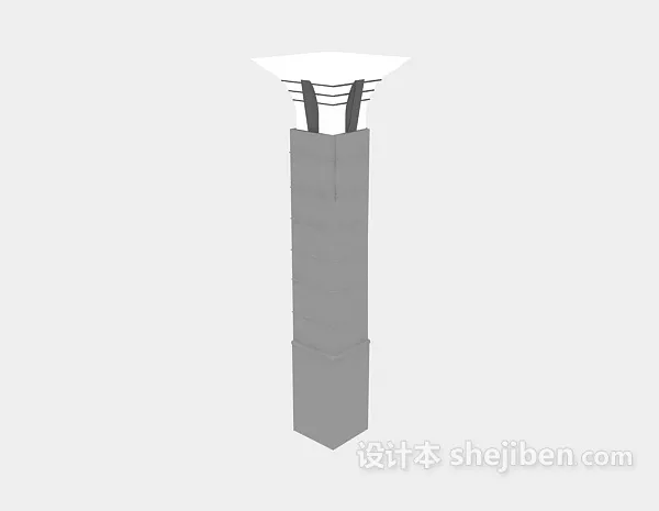 Construction Column Round Shape 3d model