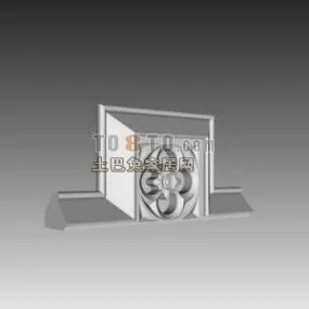 Ceiling Carved Plaster 3d model