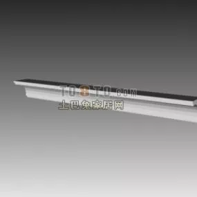 Classic Molding Plaster 3d model