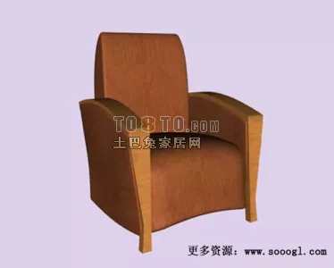Upholstered Armchair Eichholtz 3d model