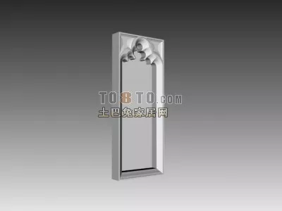 Window Aluminum Frame 3d model