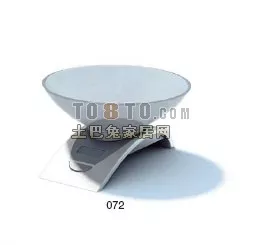 Kitchen Equipment Bowl Scale 3d model