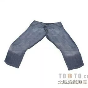 Jean Clothes 3d model