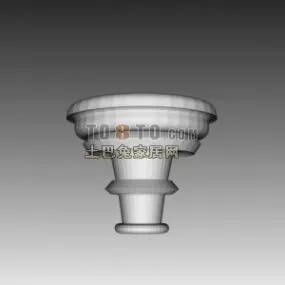Stone Urn Decoration 3d model