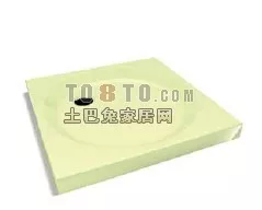 Bathroom Sanitary Plastic Floor 3d model