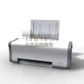 Office A4 Printer Gadget 3d model