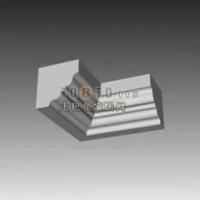 Corner Molding Ceiling Mounted 3d model