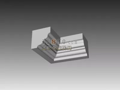 Corner Molding Component 3d model