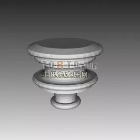 Small Urn Decoration 3d model