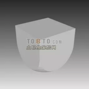 Column Base Block 3d model