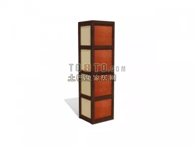 European Round Column Construction Component 3d model