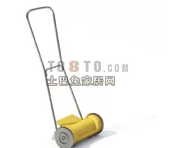 Household Appliance Park Lawn Mower 3d model