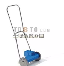 Park Facilities Lawn Mower Machine 3d model