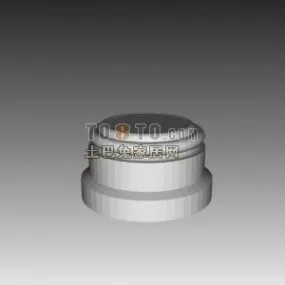 European Circle Column 3d model