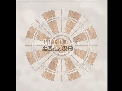 Rome Color Floor Tile 3d model
