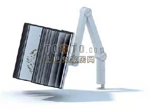 Office Supplies Folder Holder With Arm 3d model Office Supplies Folder Holder With Arm 3d model