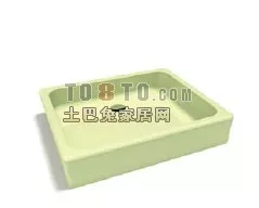 Plastic Shower Basin Floor 3d model