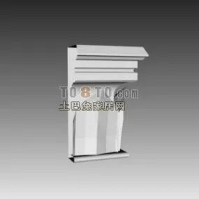 European Column Head Component 3d model