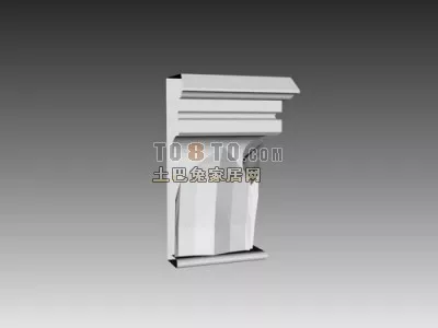 Stone Column Ancient Architecture 3d model