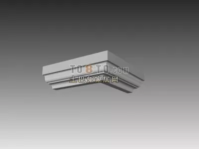 Stone Column Base 3d model