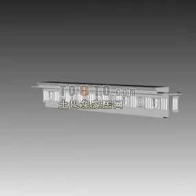 Greek Molding Carved Style 3d model