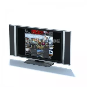 Philips Tv Lcd, Vintage Style 3d model